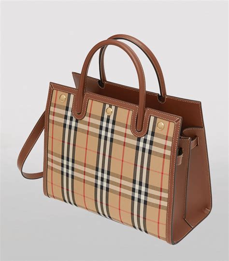 burberry vintage check penny bag|burberry vintage tote bag.